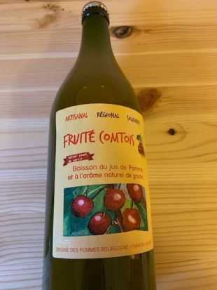 Boisson au jus de pomme et à l'arôme naturel de griotte