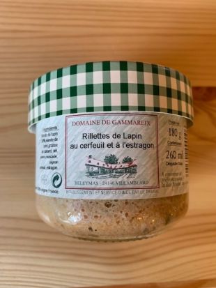 Rillettes de lapin au cerfeuil et à l'estragon