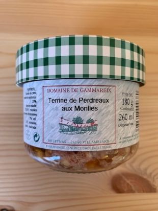 Terrine de perdreaux aux morilles