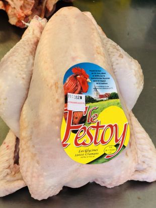 Poulet entier petit (entre 1,4 et 1,6 kg)